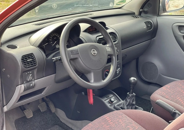 Opel Corsa cena 4900 przebieg: 109065, rok produkcji 2000 z Piwniczna-Zdrój małe 79